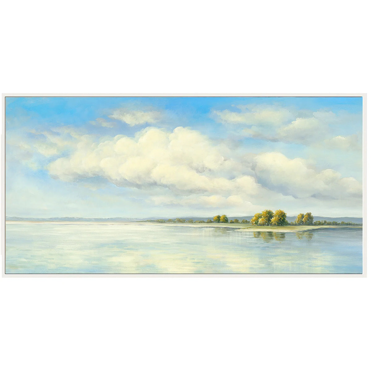 LAKE REFLECTIONS FRMD ART