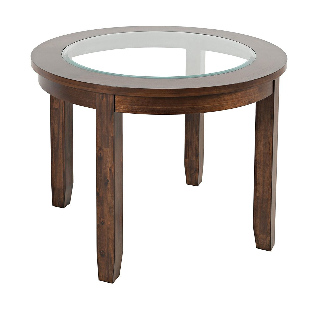 URBAN ICON ROUND BROWN DINING TABLE