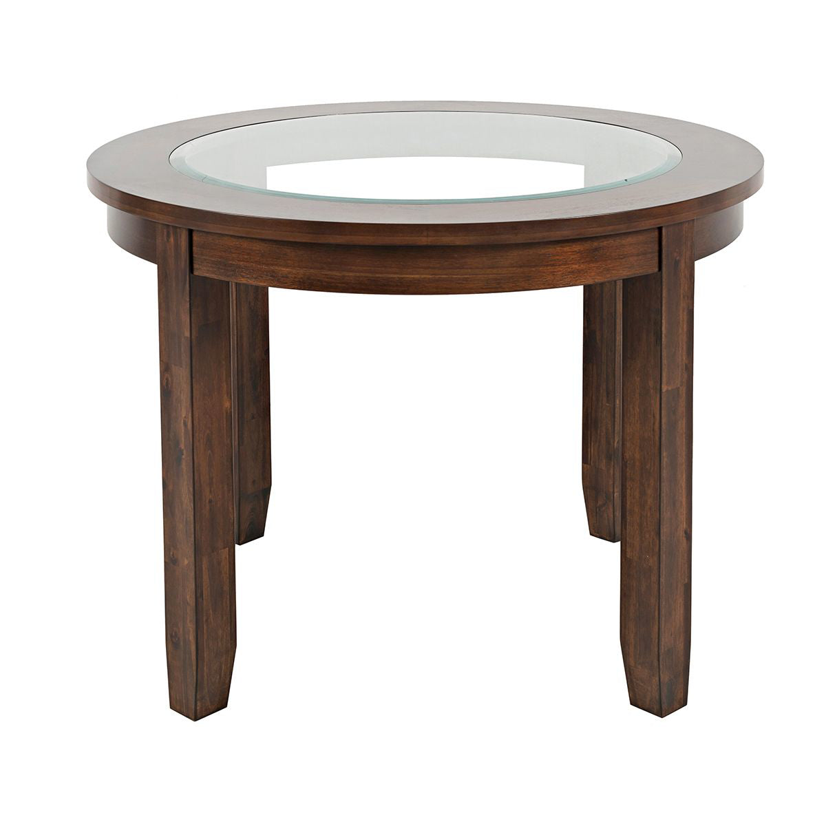 URBAN ICON ROUND BROWN DINING TABLE