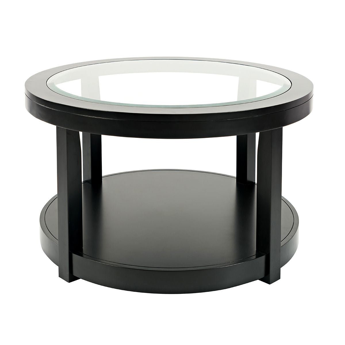 URBAN ICON BLK RND COCKTAIL TB