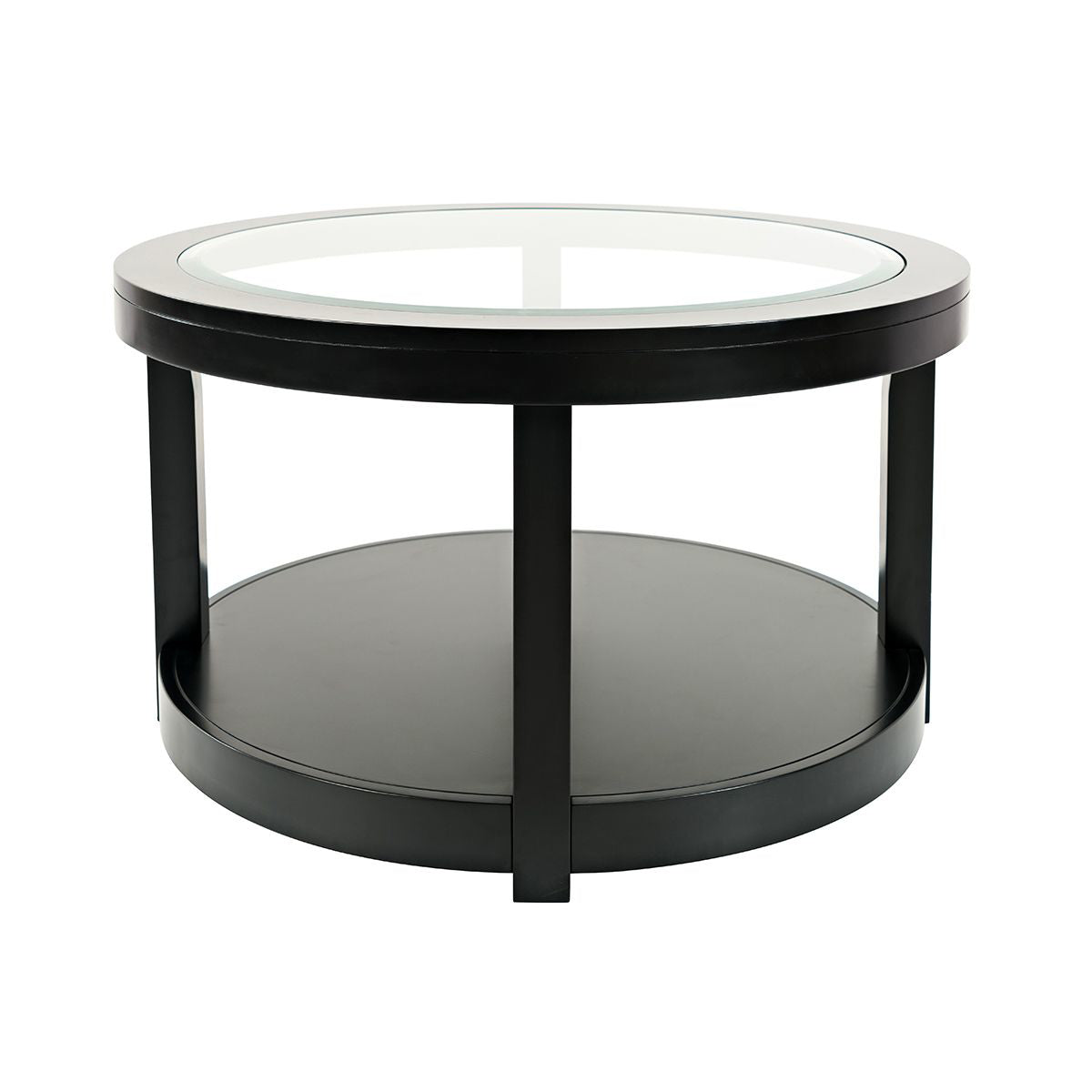 URBAN ICON BLK RND COCKTAIL TB