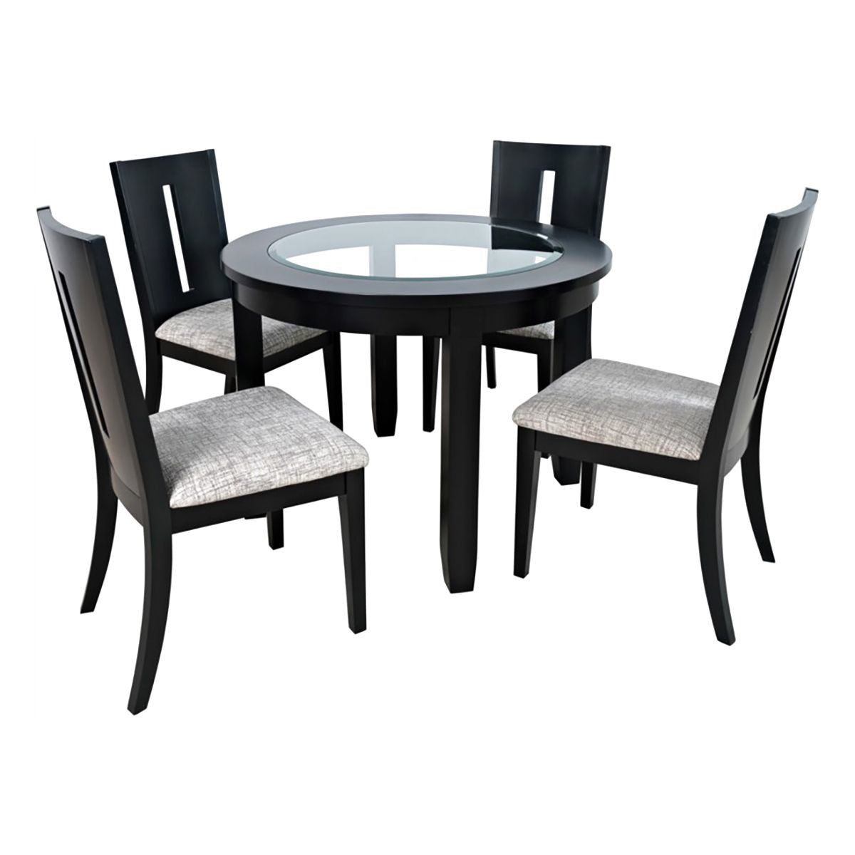 URBAN ICON 5PC BLACK DINING SET