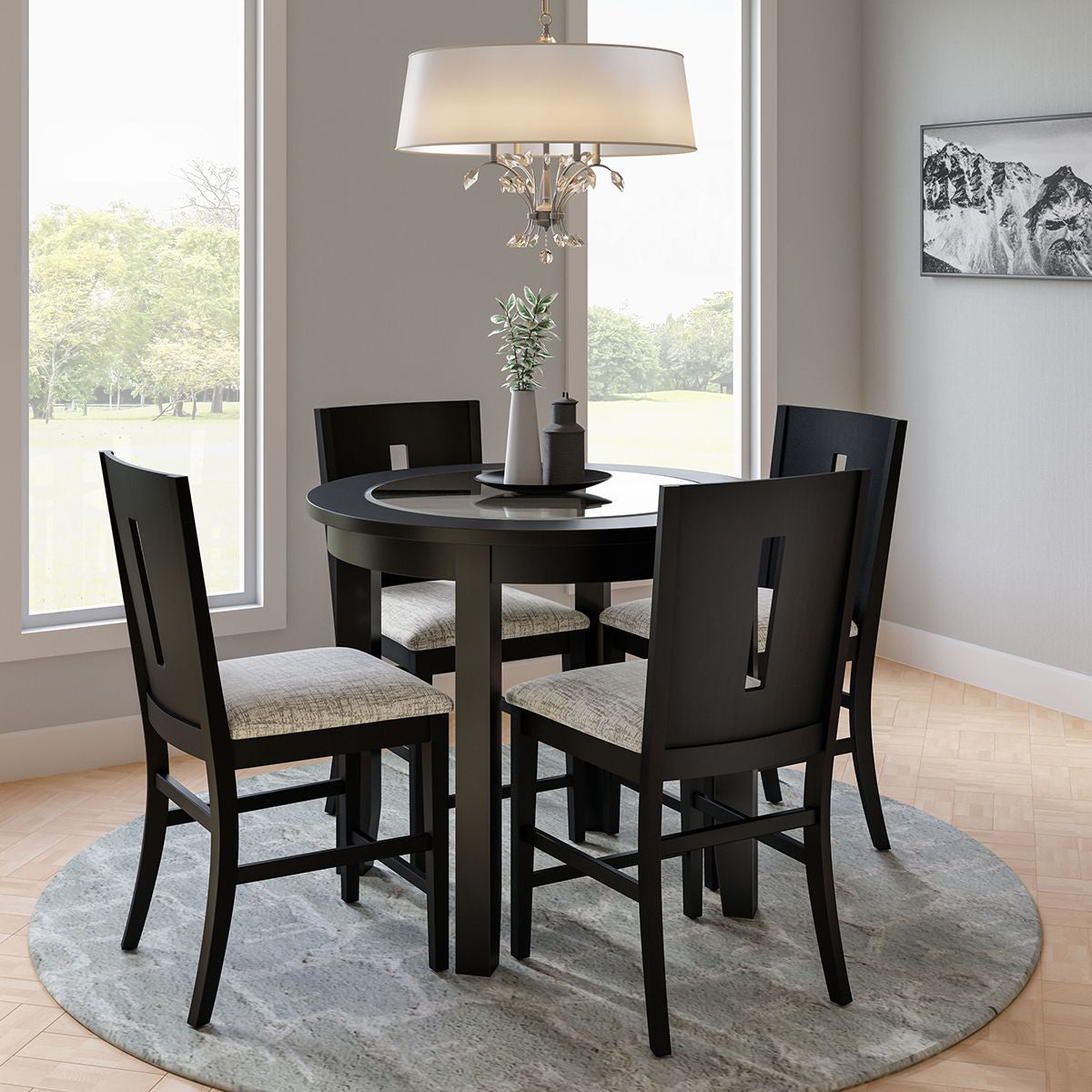 URBAN ICON BLACK CENTER TABLE