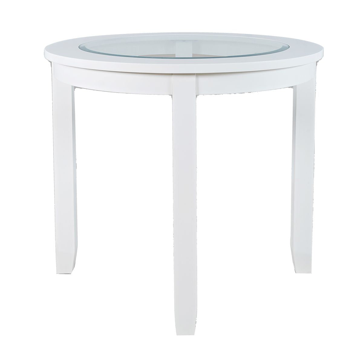 URBAN ICON WHITE ROUND COUNTER TABLE