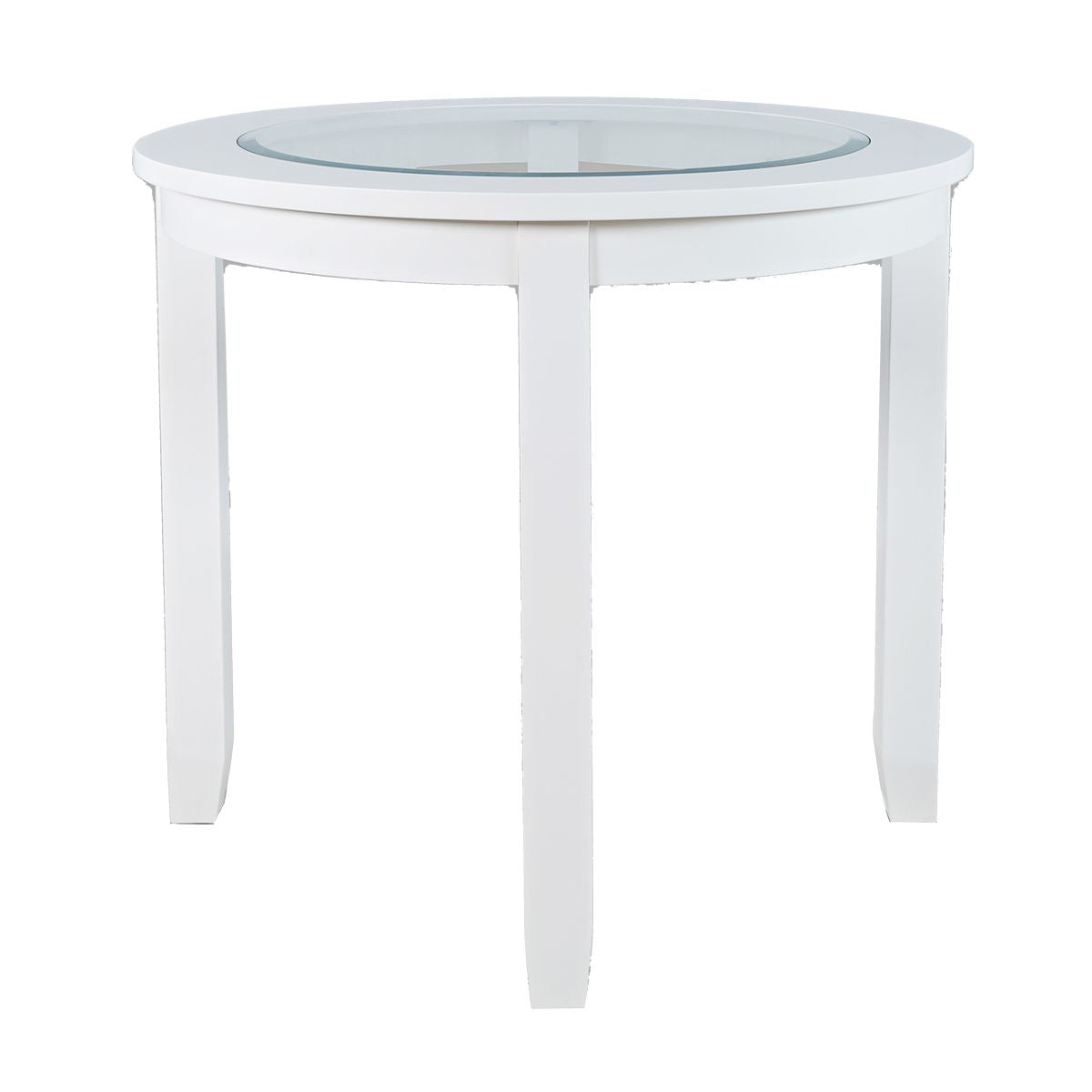 URBAN ICON WHITE ROUND COUNTER TABLE