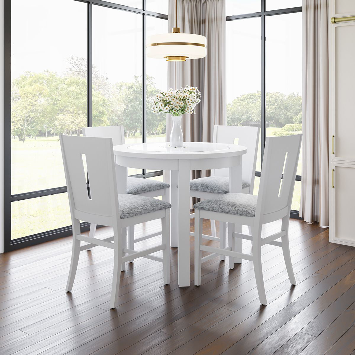 URBAN ICON WHITE 5PC COUNTER SET