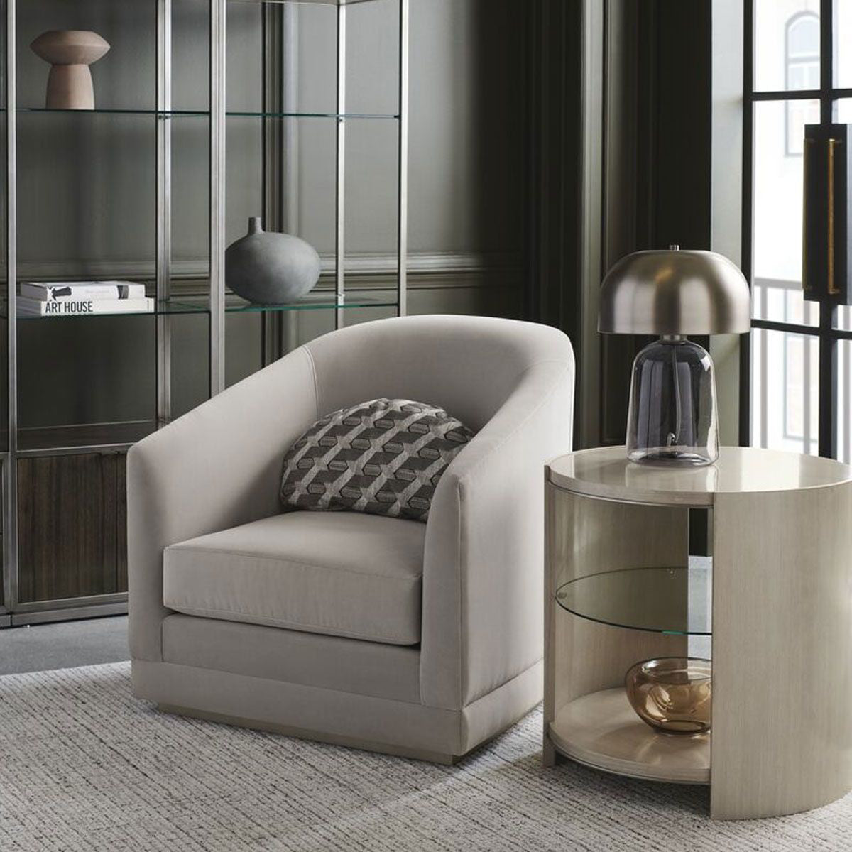 DA VITA ROUND END TABLE
