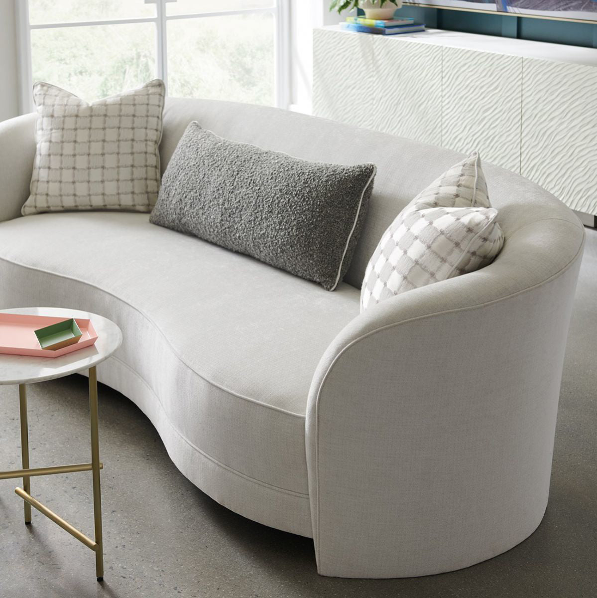 AHEAD OF THE CURVE SOFA