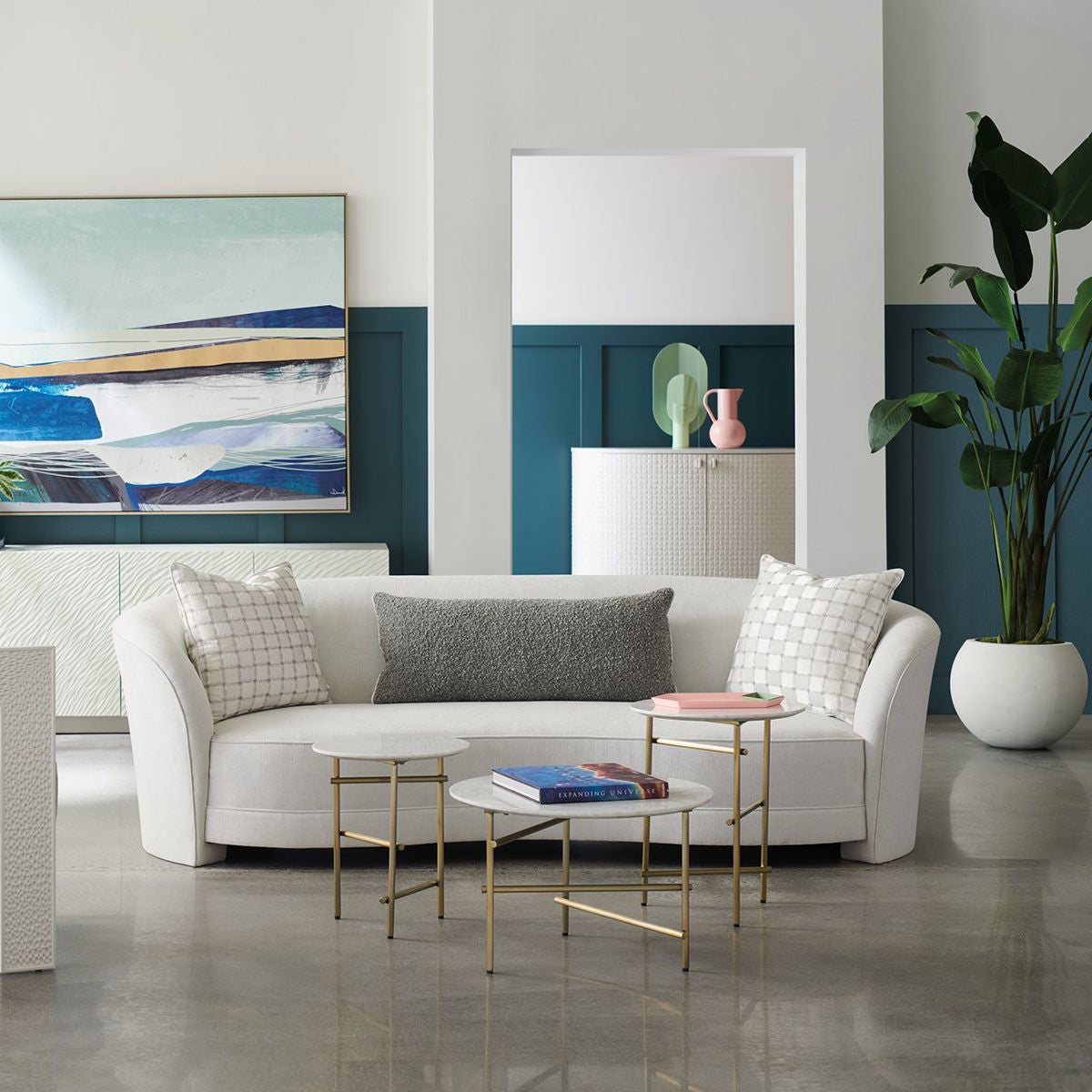 AHEAD OF THE CURVE SOFA
