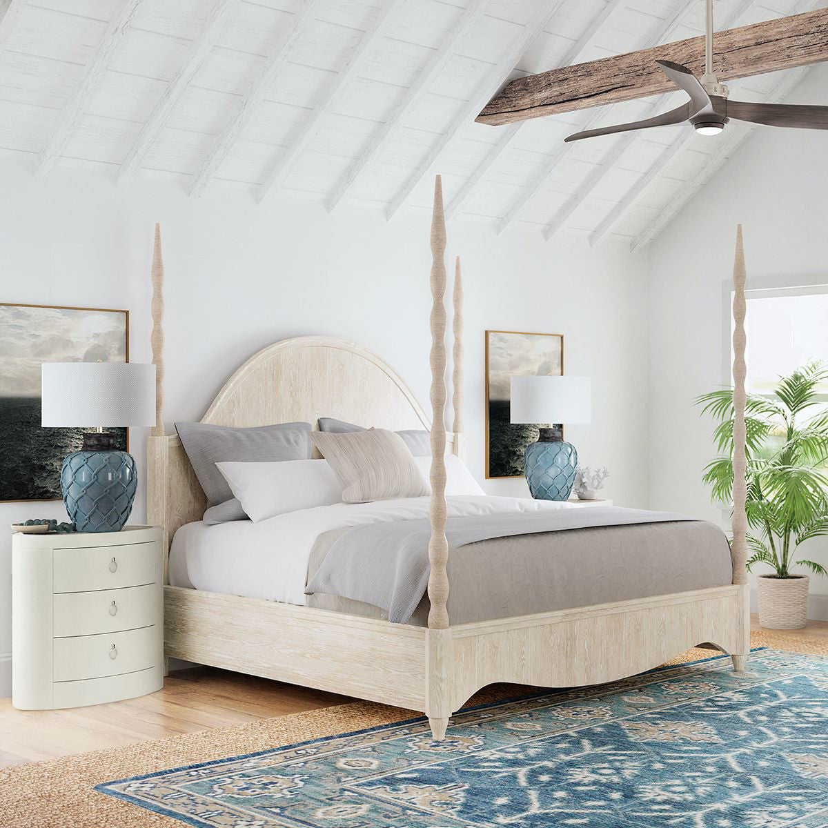 Wavecrest Oval Nightstand