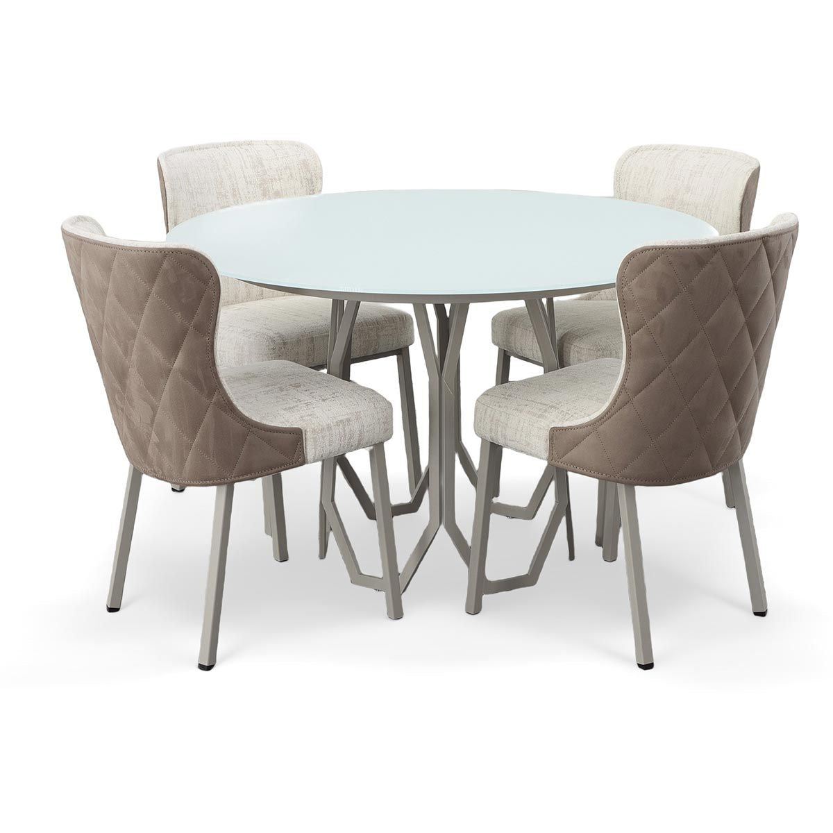 OPAL 48" RND 5PC DINING SET