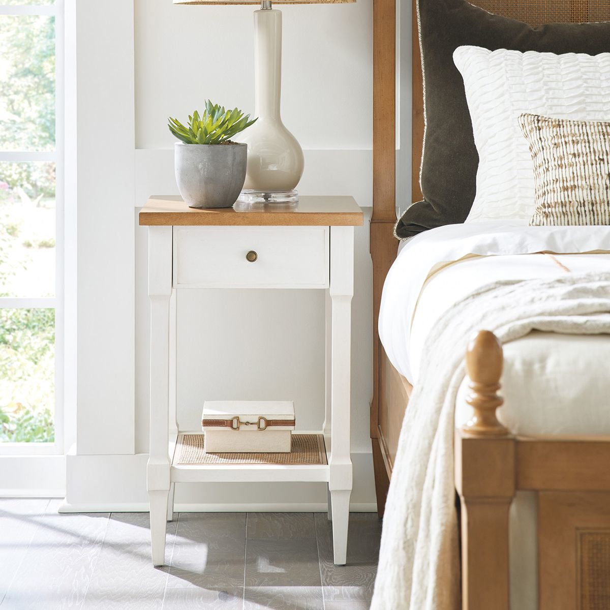 BAY NIGHT TABLE WHITE