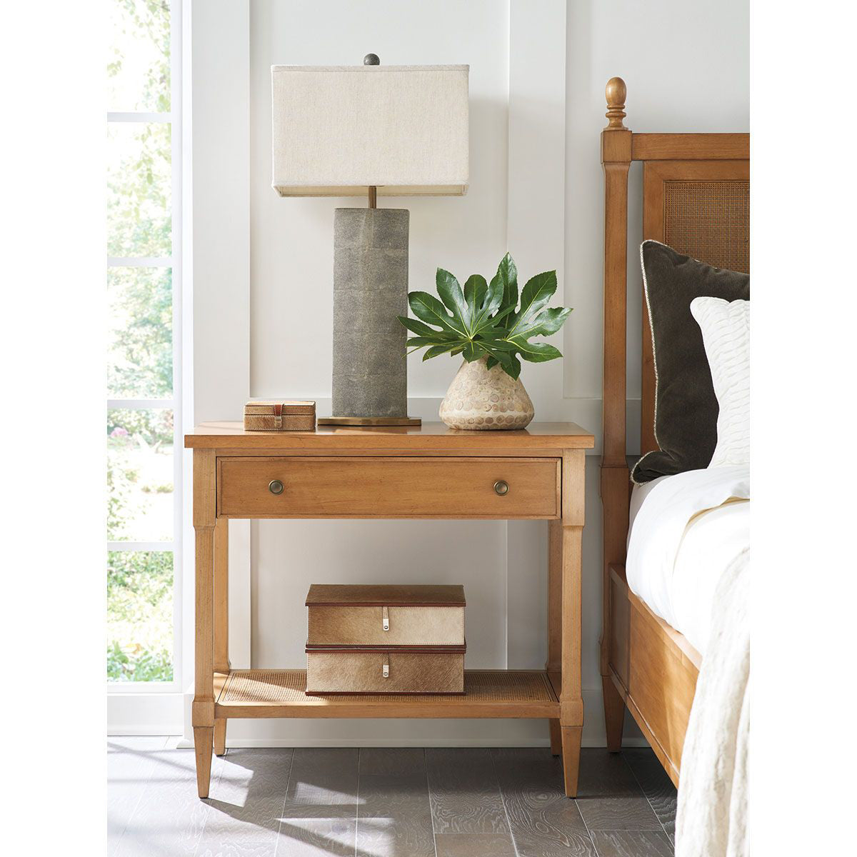 Aster Open Nightstand Nutmeg