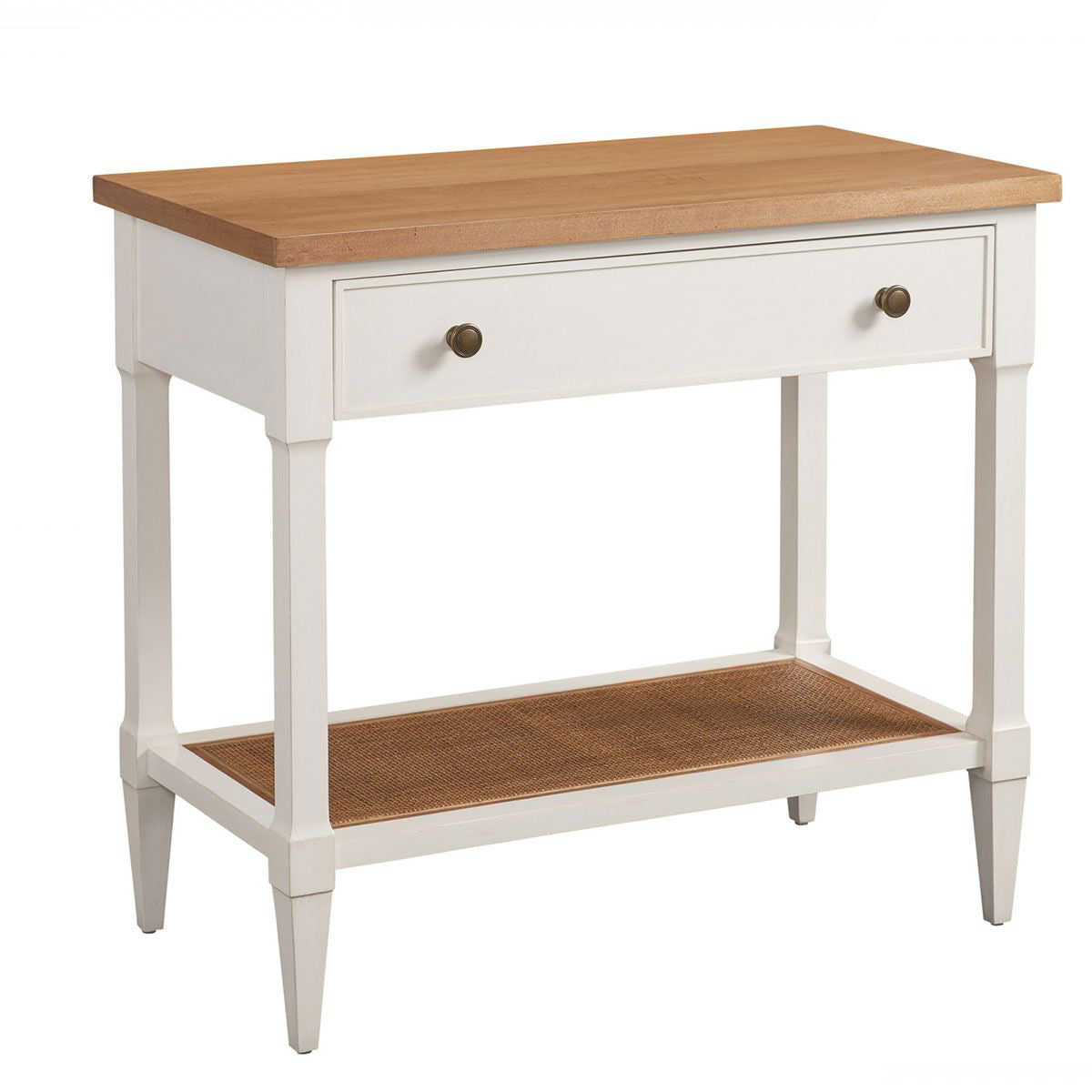 Aster Open Nightstand White
