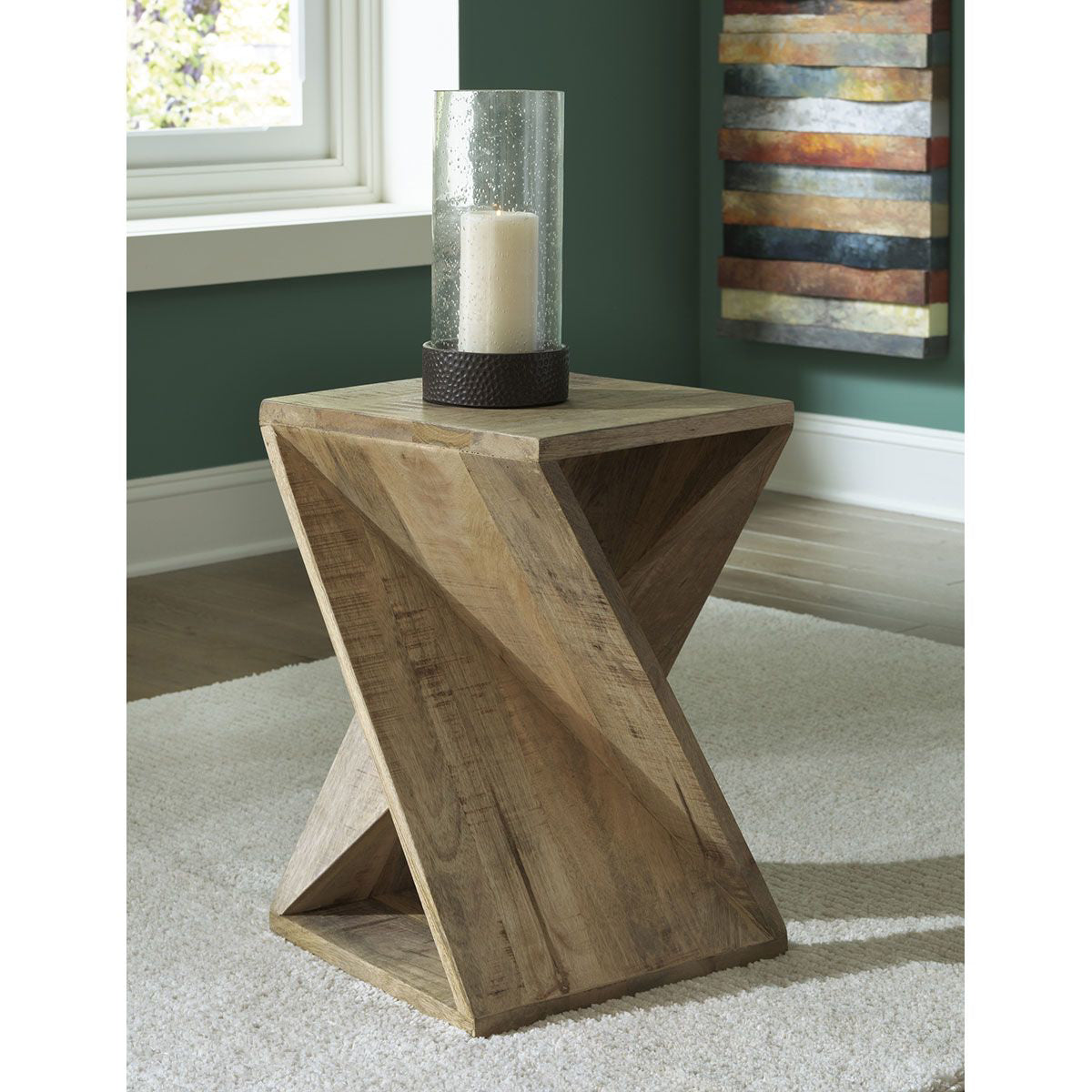 ZALEMONT LGT WOOD TABLE