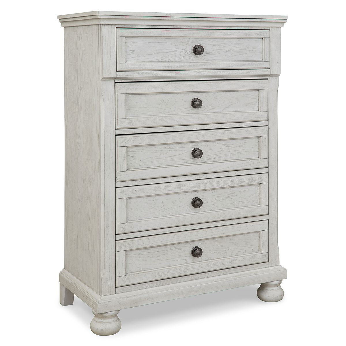 KENLEY WHT SM 5 DRAWER CHEST