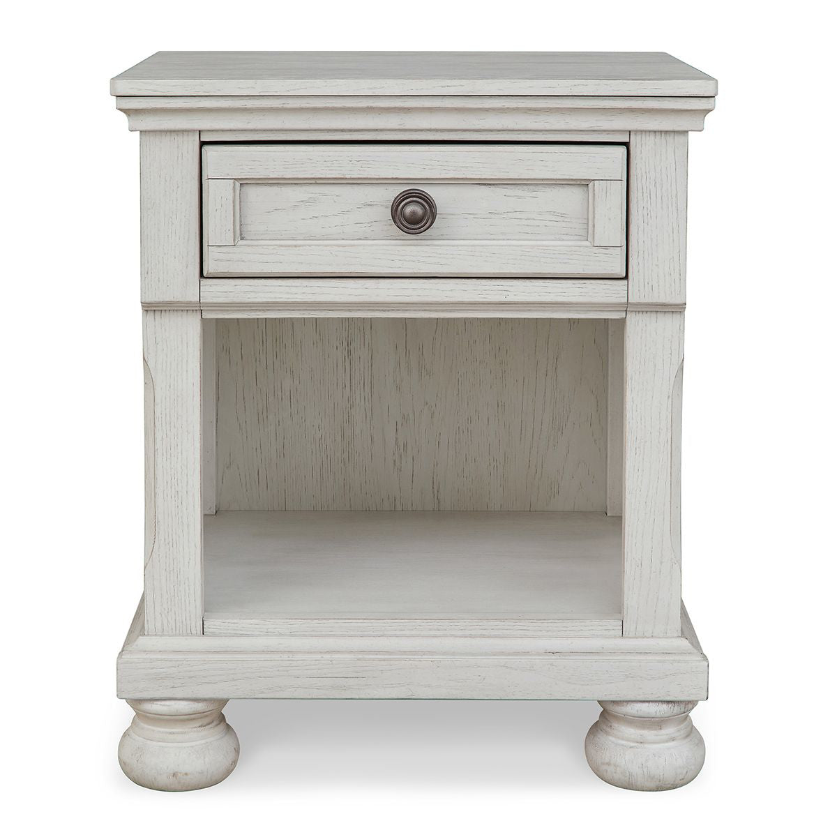 Kenley White 1 Dr Nightstand