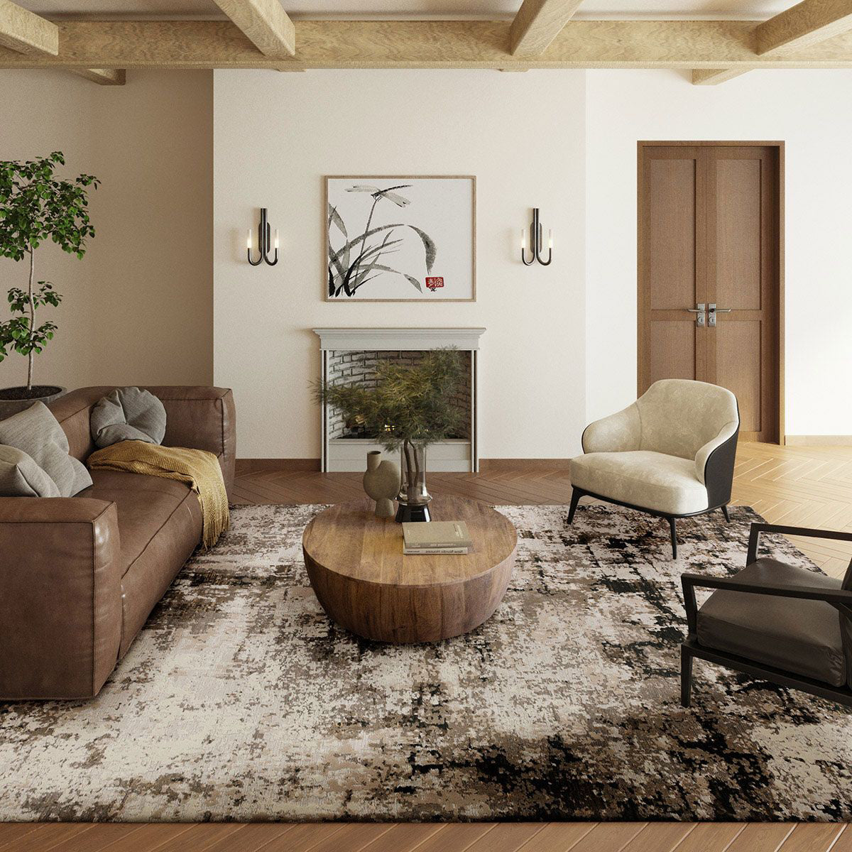 DENIZI 2 PUTTY 5'3X7'8 RUG