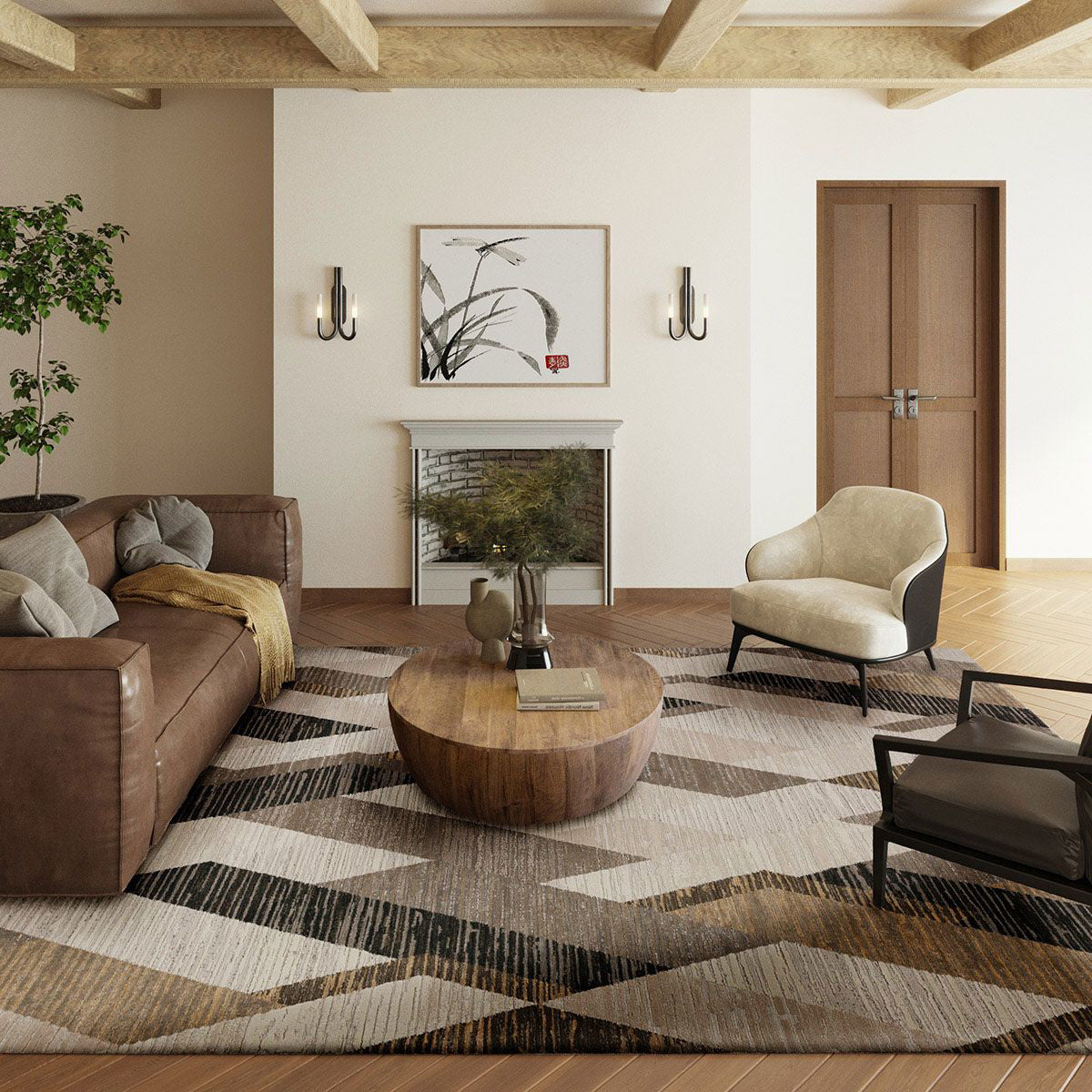 DENIZI 5 PUTTY 5'3X7'8 RUG