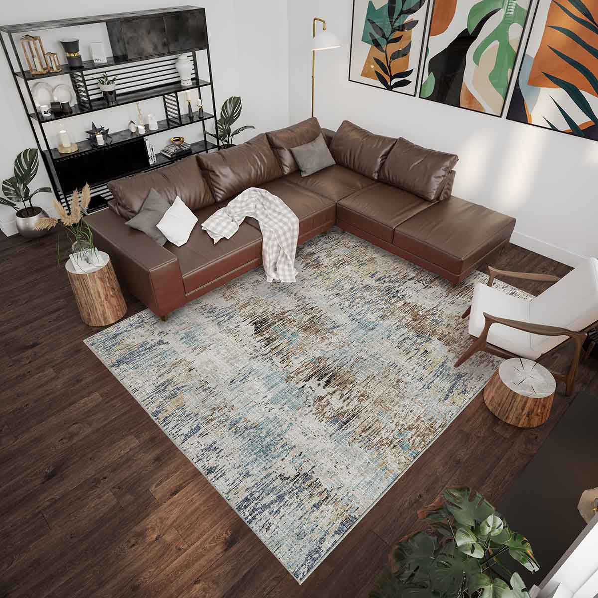 CAMBERLY1 DRIFTWOOD 5'X7'6 RUG
