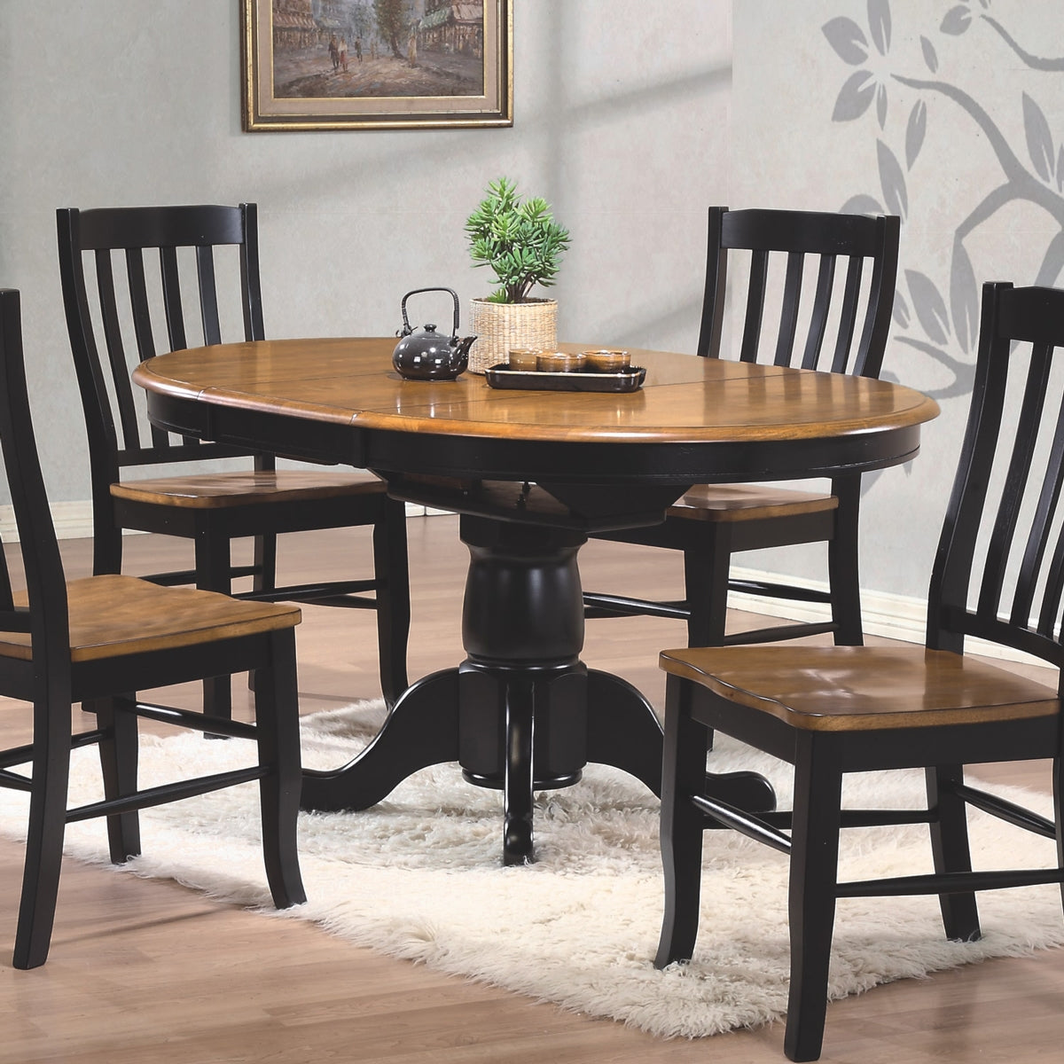 Quails Run 5 Piece Dining Room Set