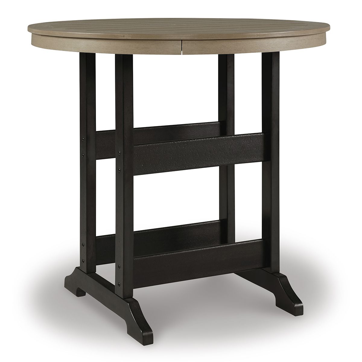 DAYTONA BLK/BRN BAR HGT TABLE