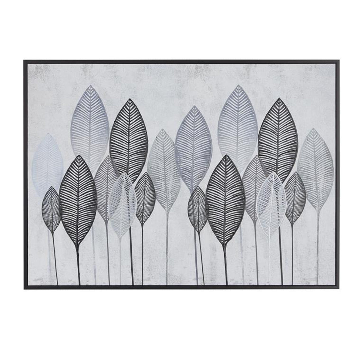 MULTI FERN LEAF CANVAS ART