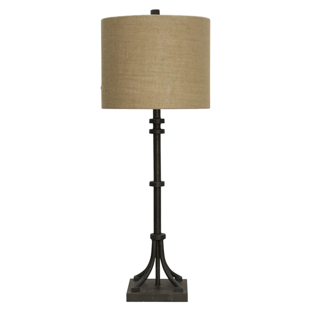 Transitional Iron Bse Tbl Lamp