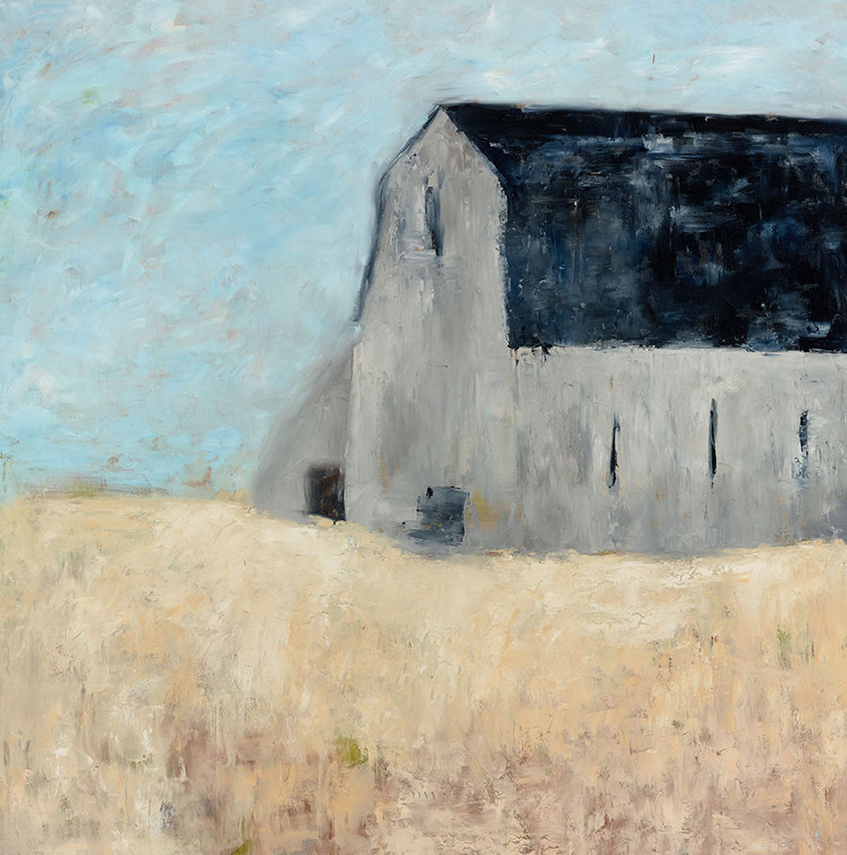 COUNRTY BARN FRMD PRINT