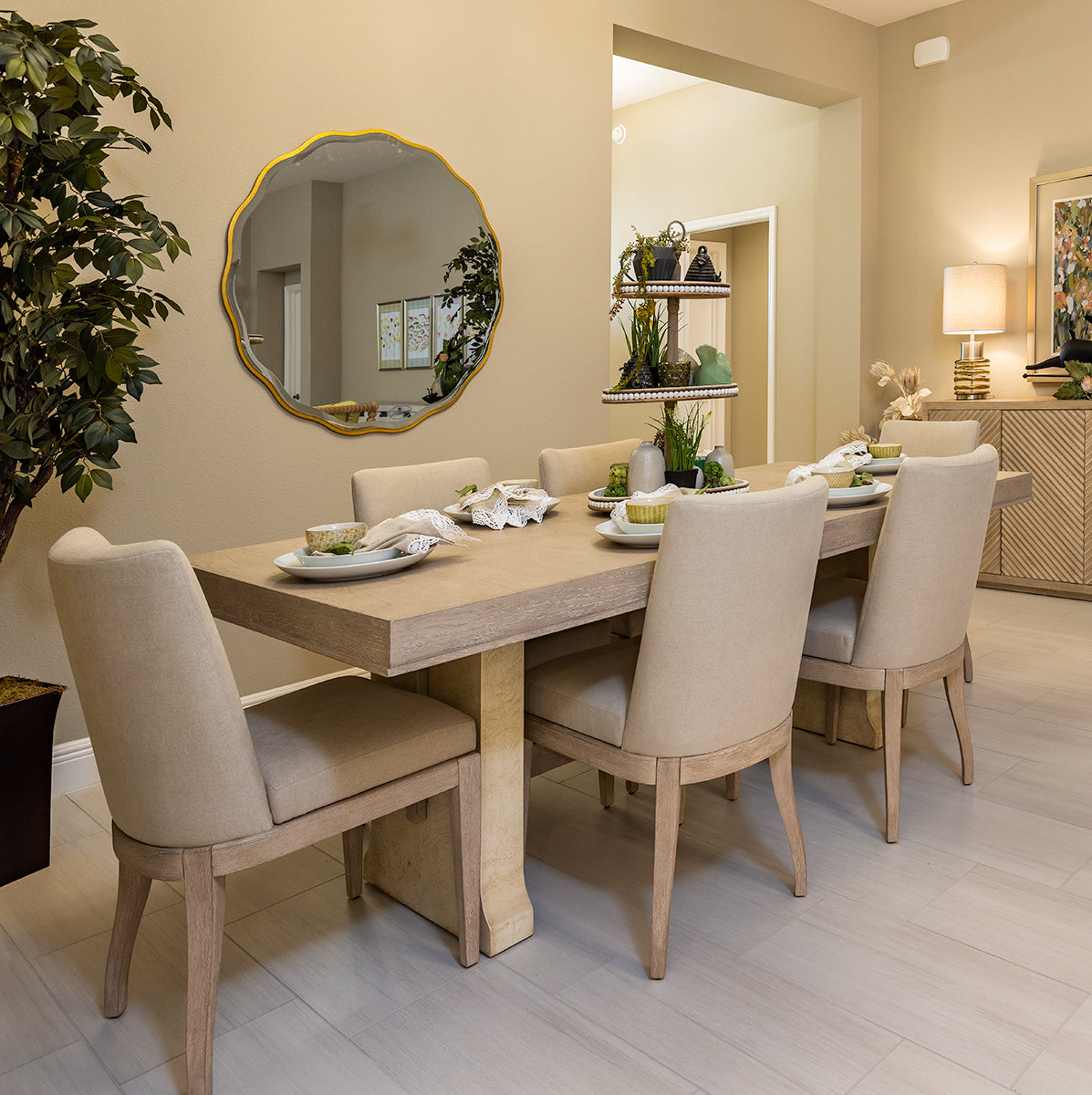 CASCADE RECT DINING TABLE