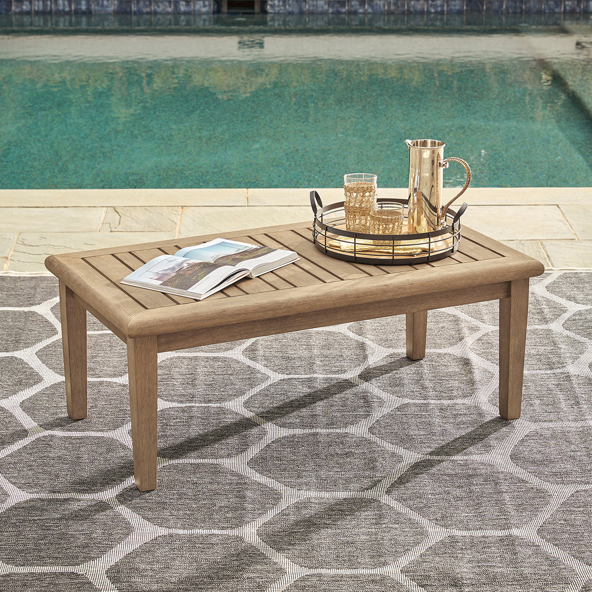 RECTANGULAR COCKTAIL TABLE