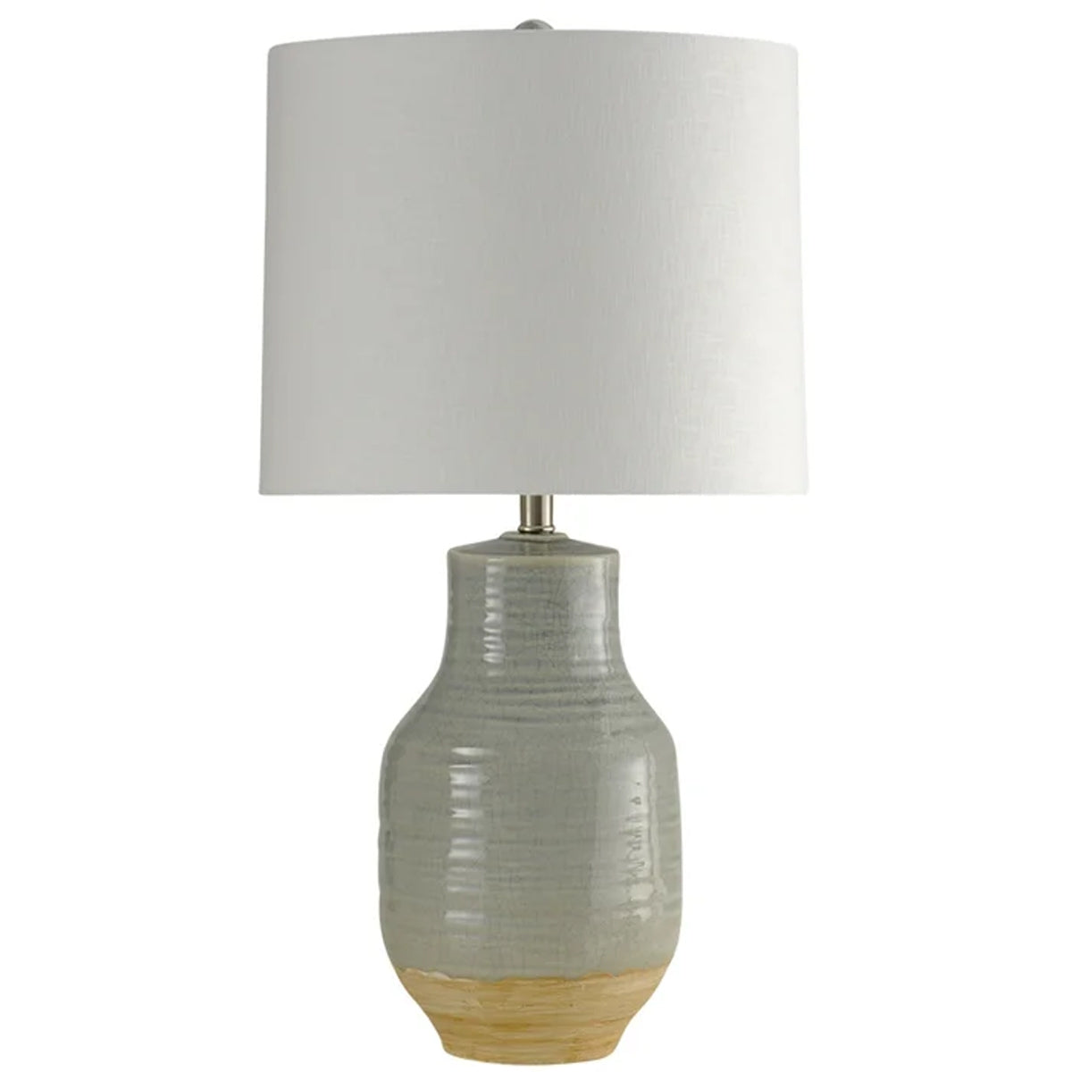 Gray Dripped Ceramic T Lamp