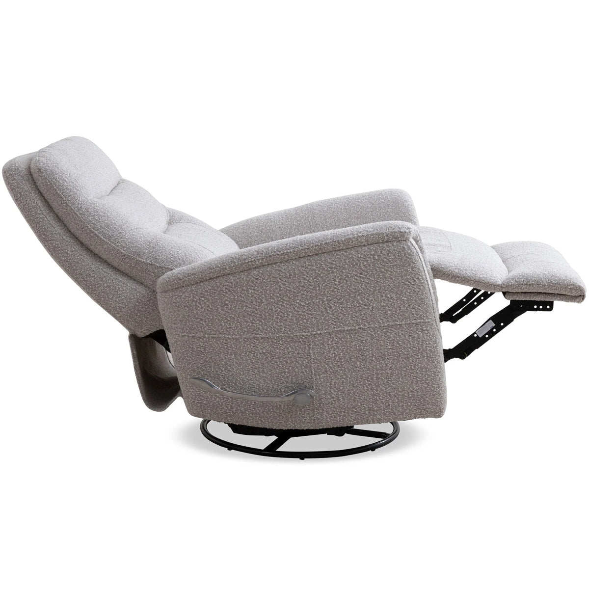 GEMINI SWIVEL RECLINER IN BLOKE COTTON