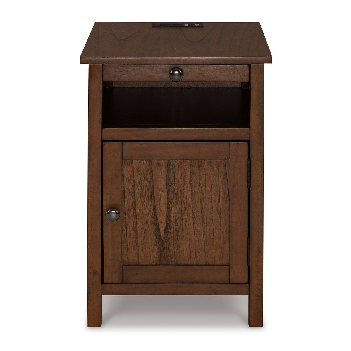 ISLANDER BRN CHAIRSIDE TABLE