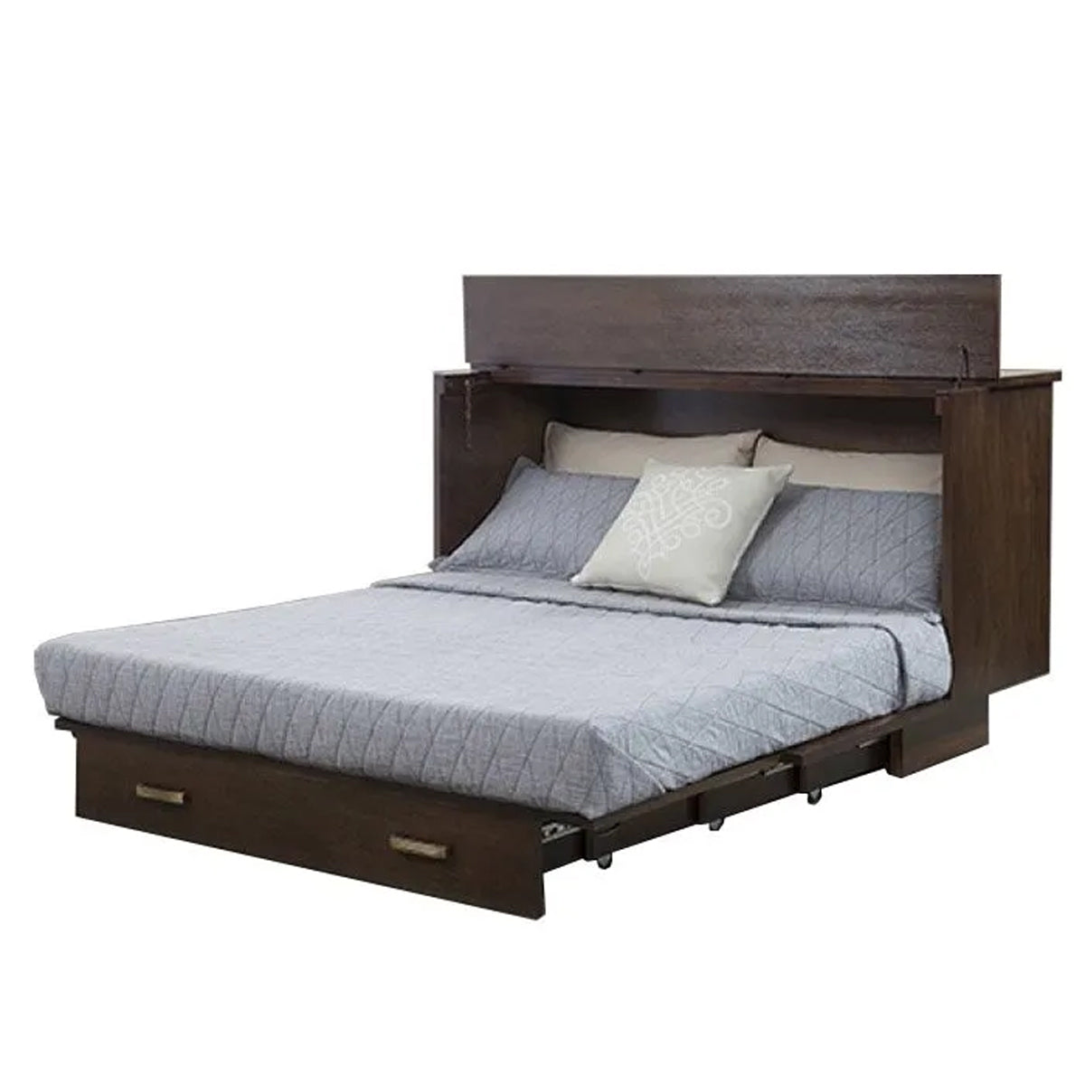 Pekoe Queen Credenza Cabinet Bed