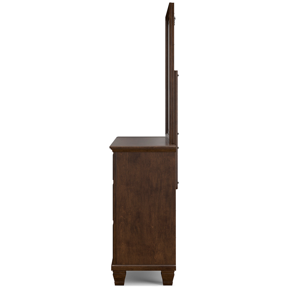 DANA BROWN DRESSER W/MIRROR