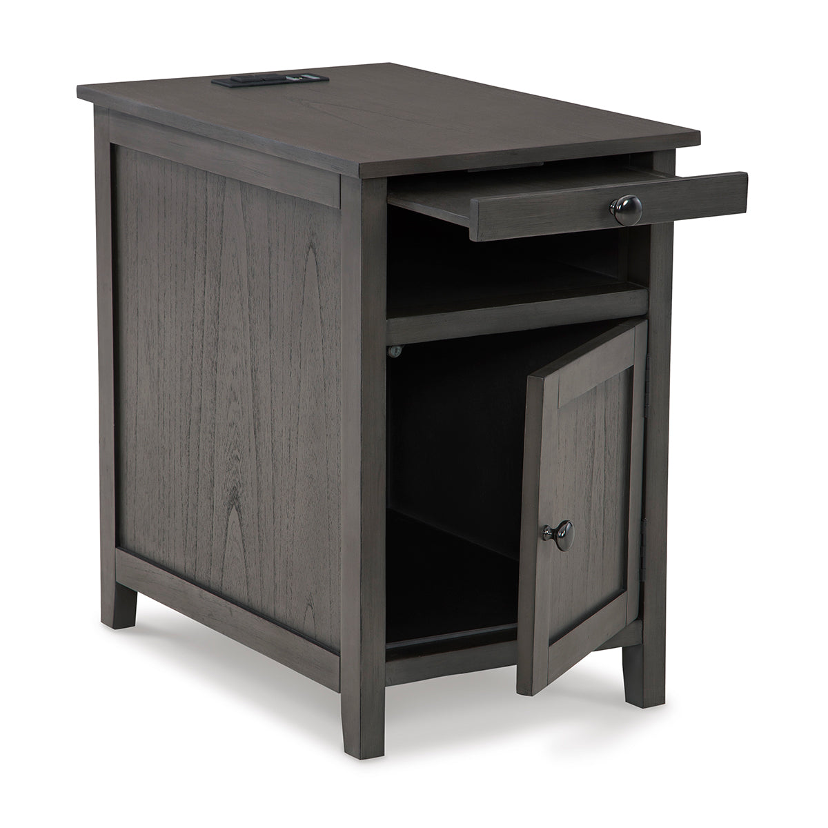 ISLANDER DK GRY CHAIRSIDE TBL