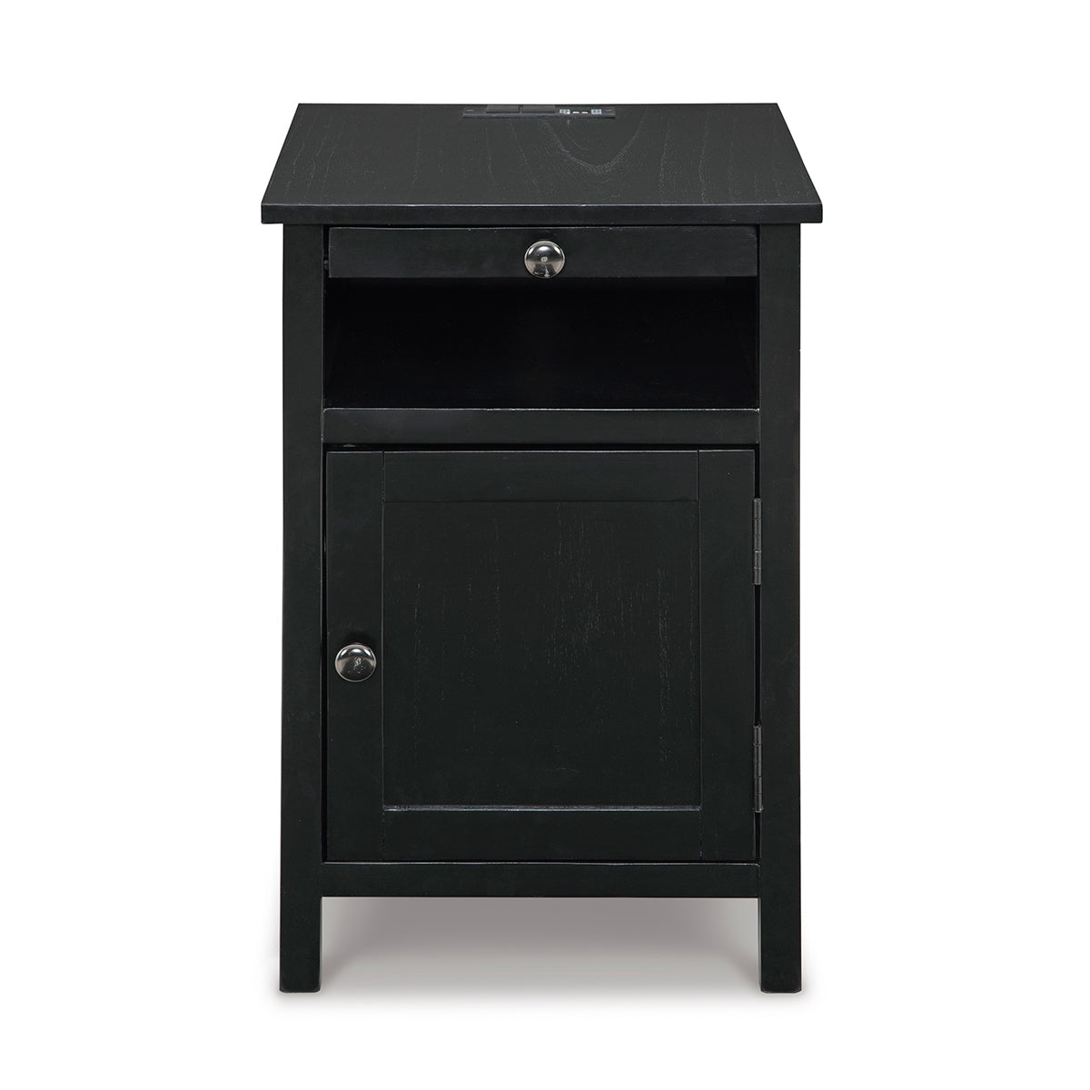 ISLANDER BLACK CHAIRSIDE TABLE