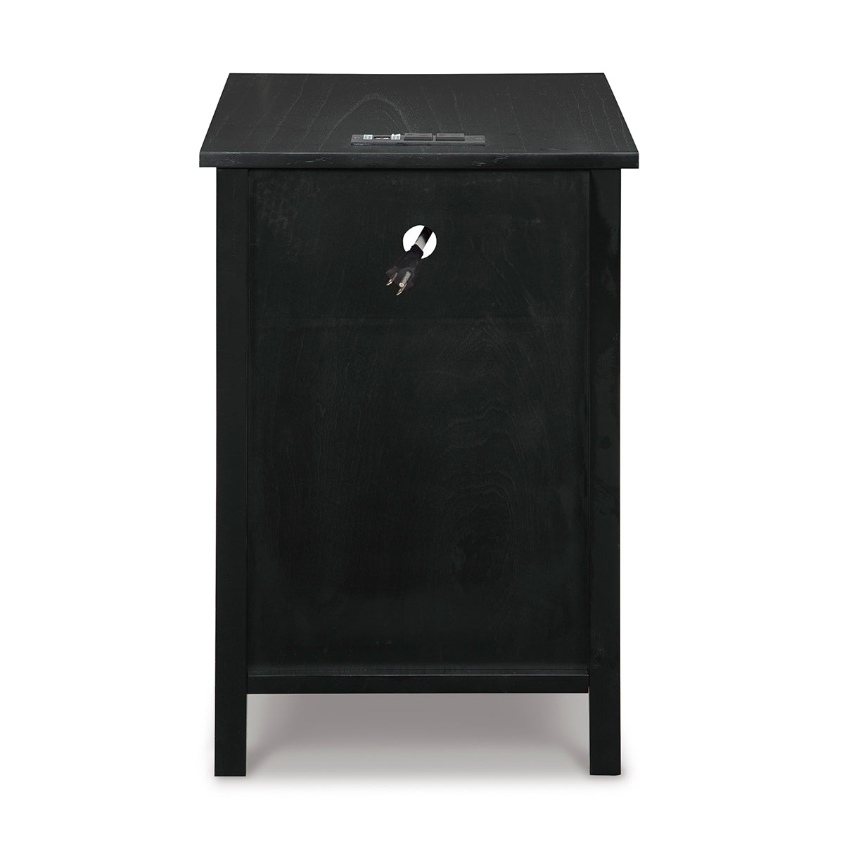 ISLANDER BLACK CHAIRSIDE TABLE