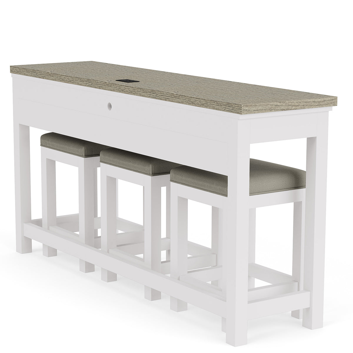 CORA SOFA TABLE W/3 STOOLS