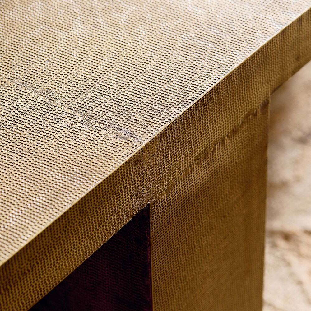 VANSANT GOLD SQ COCKTAIL TABLE