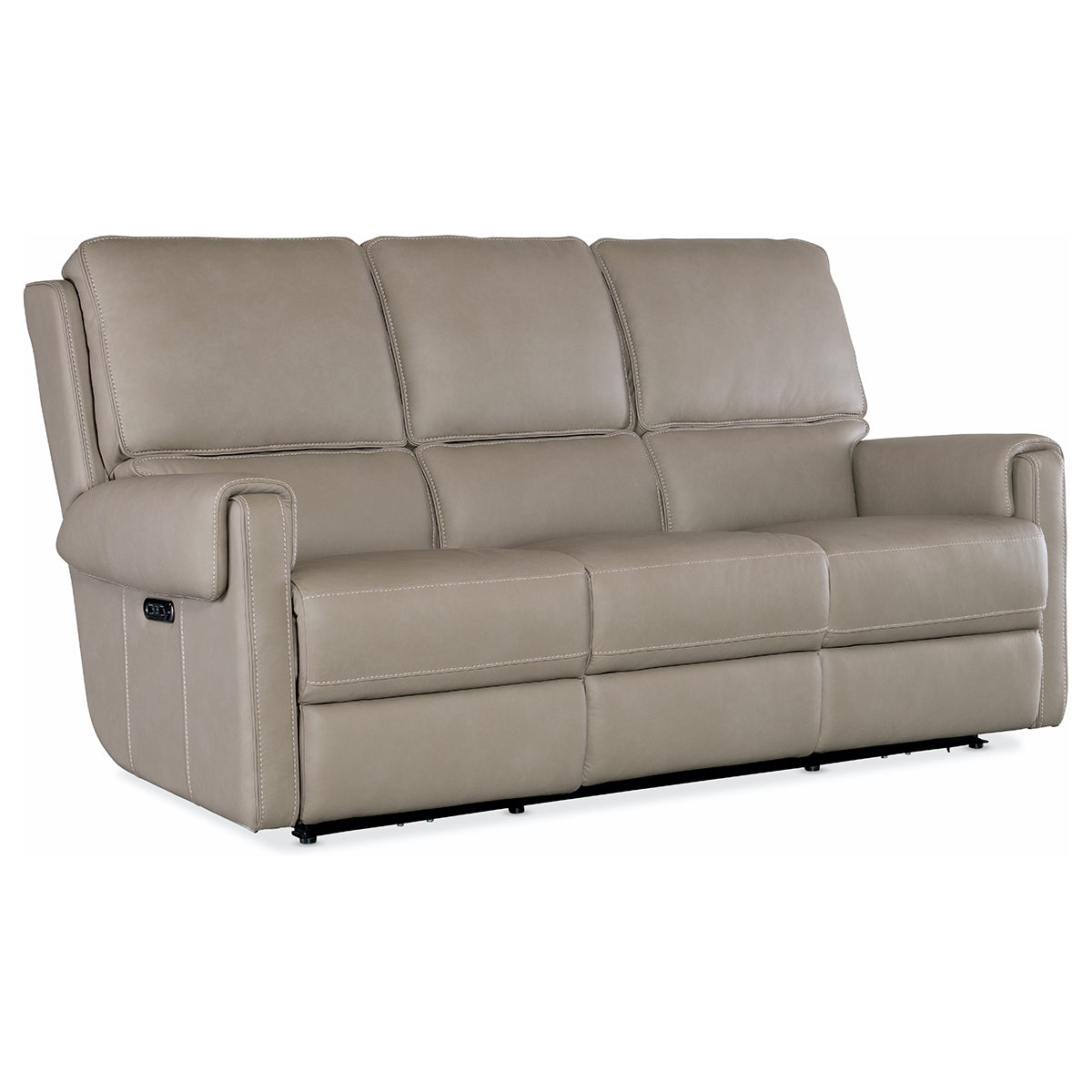 SOMERS GRAY POWER SOFA WITH POWER HEADREST