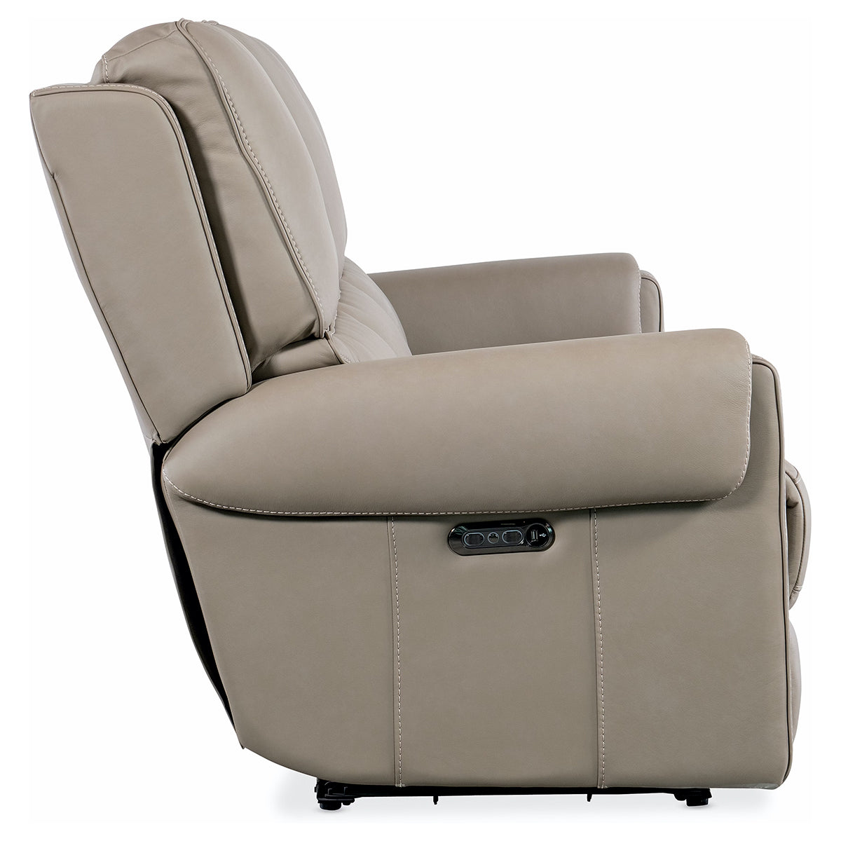 SOMERS GRAY POWER SOFA WITH POWER HEADREST