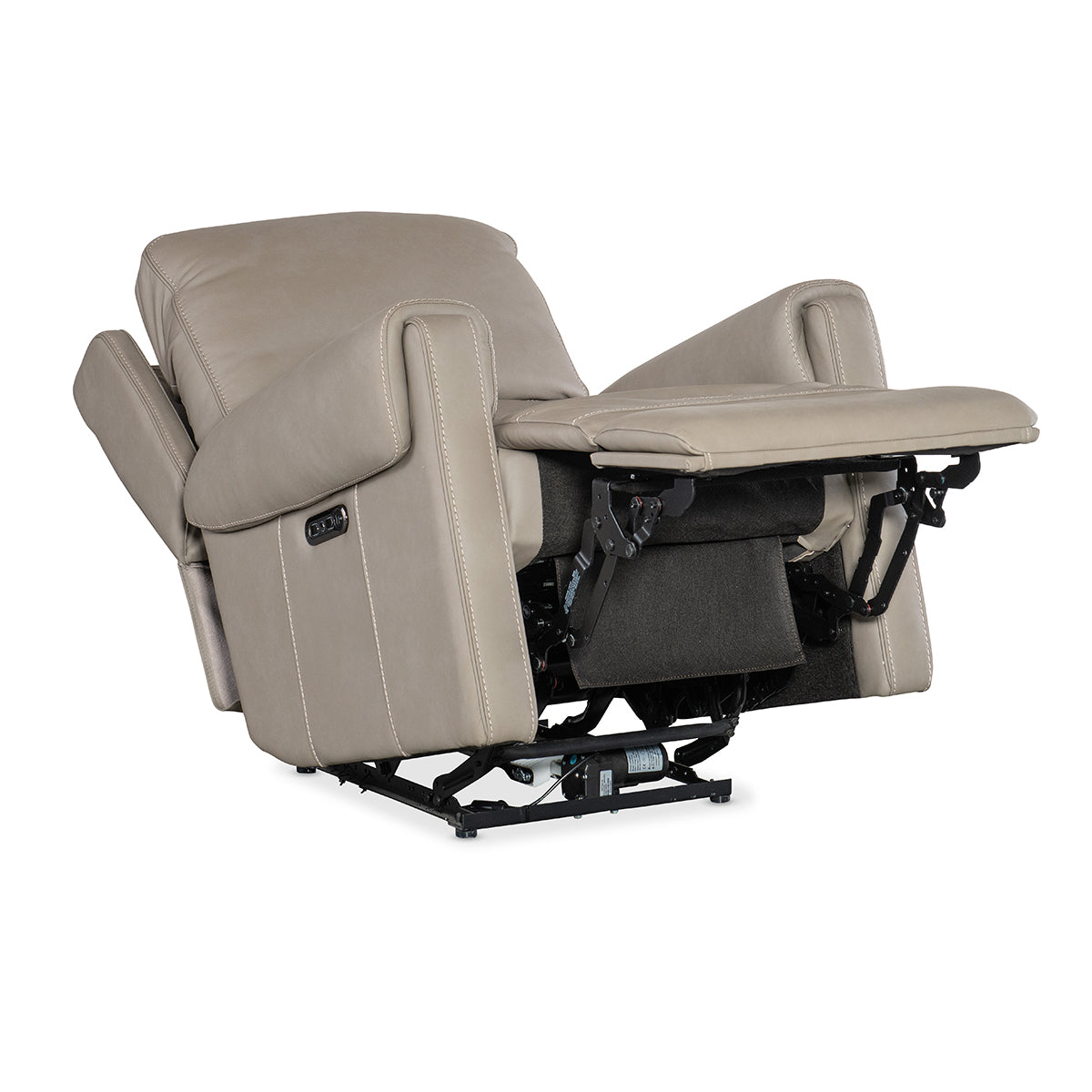 SOMERS GRAY POWER RECLINER WITH POWER HEADREST