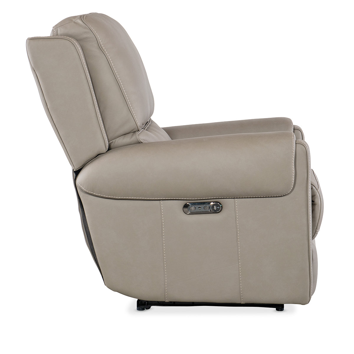 SOMERS GRAY POWER RECLINER WITH POWER HEADREST