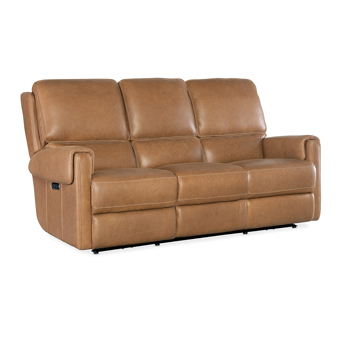 SOMERS TAN POWER SOFA WITH POWER HEADREST