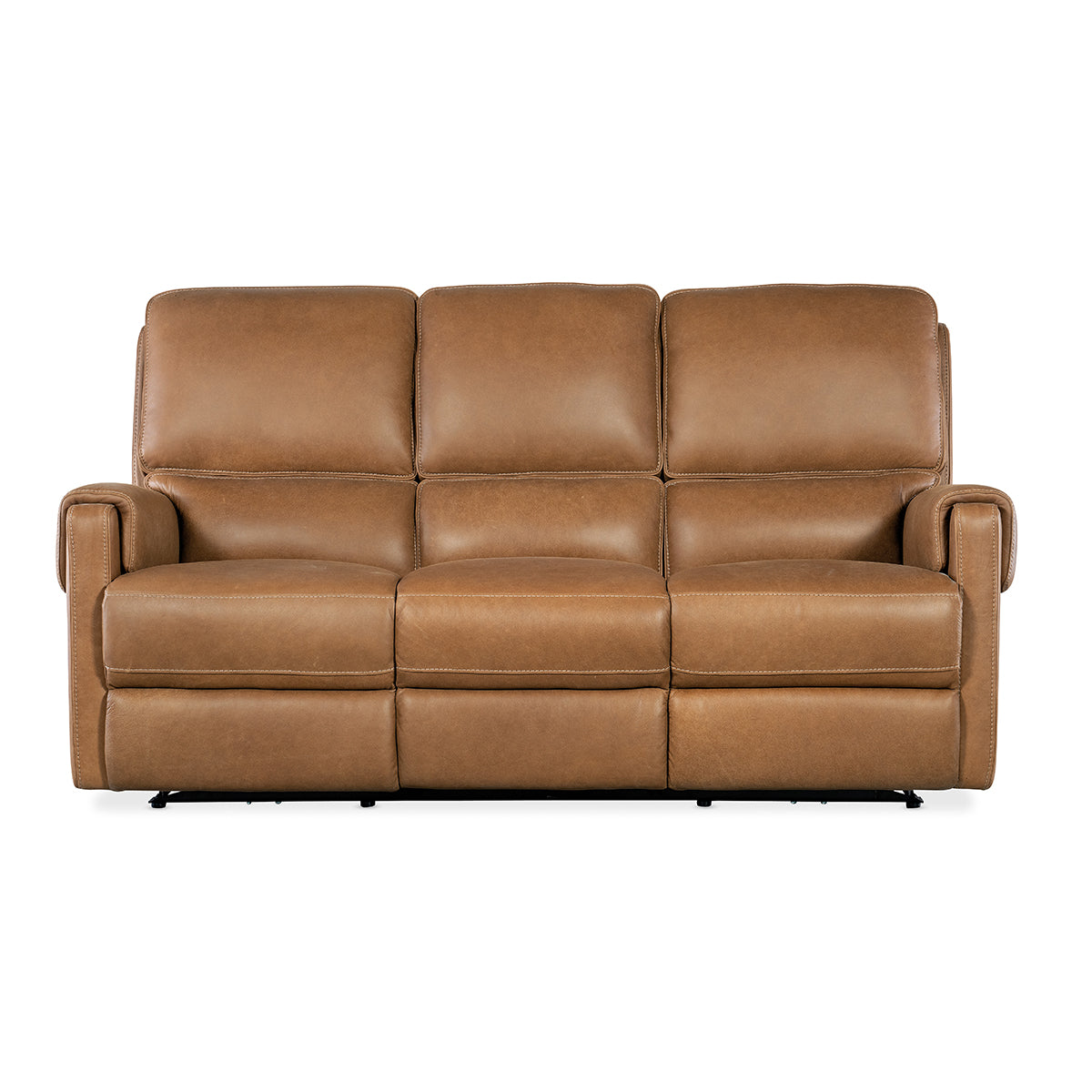 SOMERS TAN POWER SOFA WITH POWER HEADREST