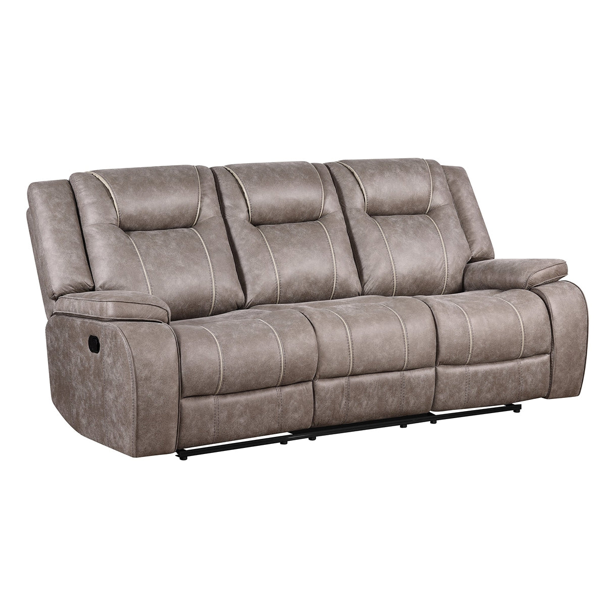 SHELTON MANUAL TAUPE SOFA