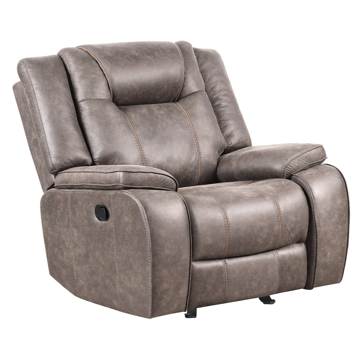SHELTON MANUAL TAUPE RECLINER