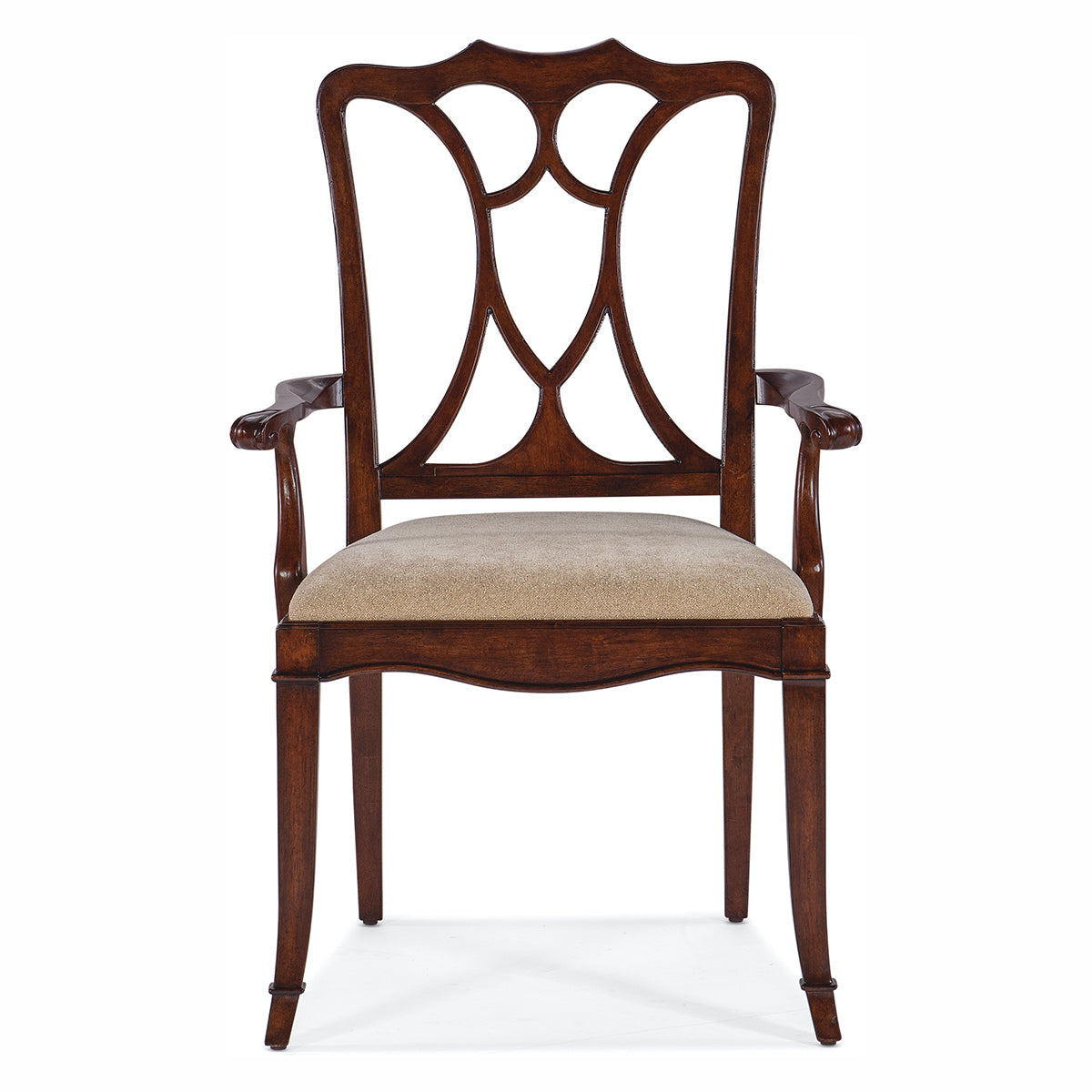 CHARLESTON SPLAT BACK ARM CHAIR